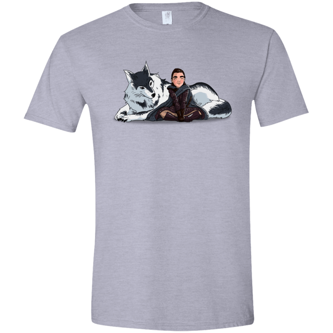 T-Shirts Sport Grey / X-Small Arya and Nymeria Men's Semi-Fitted Softstyle