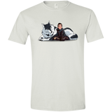 T-Shirts White / X-Small Arya and Nymeria Men's Semi-Fitted Softstyle