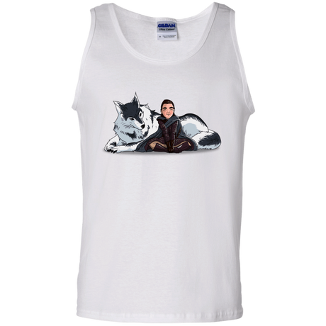 T-Shirts White / S Arya and Nymeria Men's Tank Top