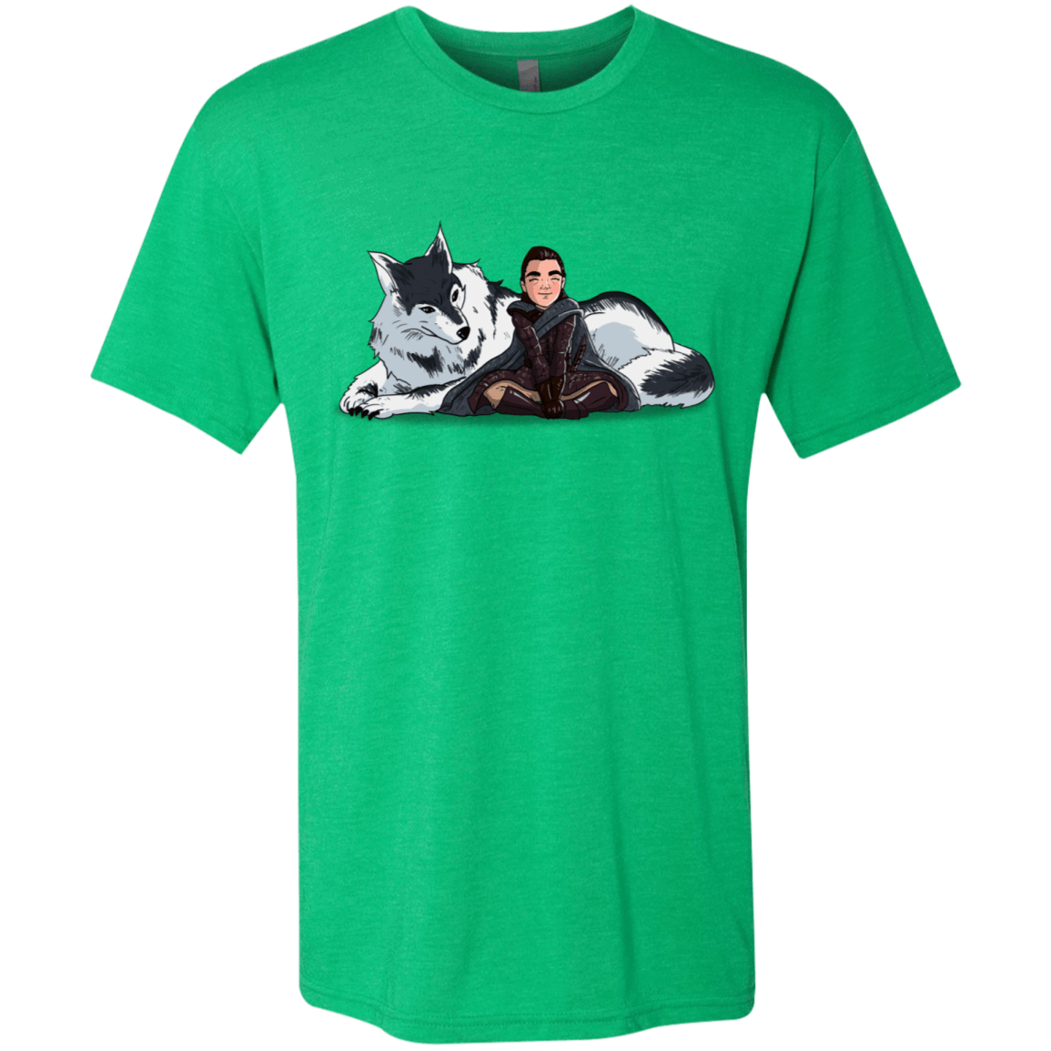 T-Shirts Envy / S Arya and Nymeria Men's Triblend T-Shirt