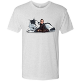T-Shirts Heather White / S Arya and Nymeria Men's Triblend T-Shirt