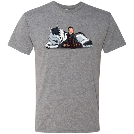 T-Shirts Premium Heather / S Arya and Nymeria Men's Triblend T-Shirt
