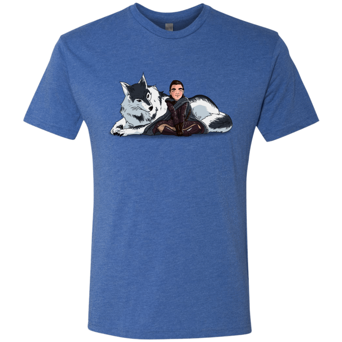 T-Shirts Vintage Royal / S Arya and Nymeria Men's Triblend T-Shirt
