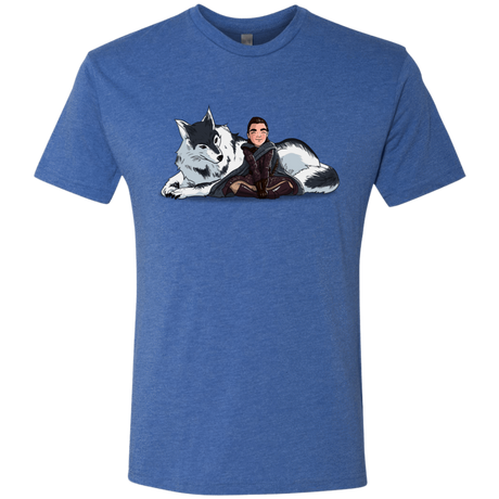 T-Shirts Vintage Royal / S Arya and Nymeria Men's Triblend T-Shirt