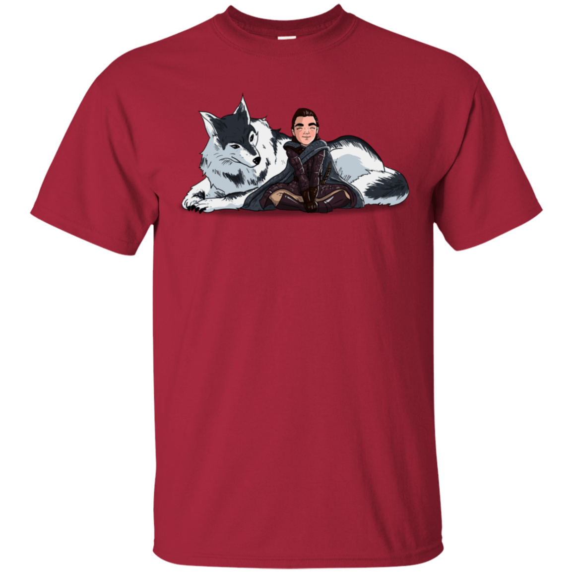 T-Shirts Cardinal / S Arya and Nymeria T-Shirt