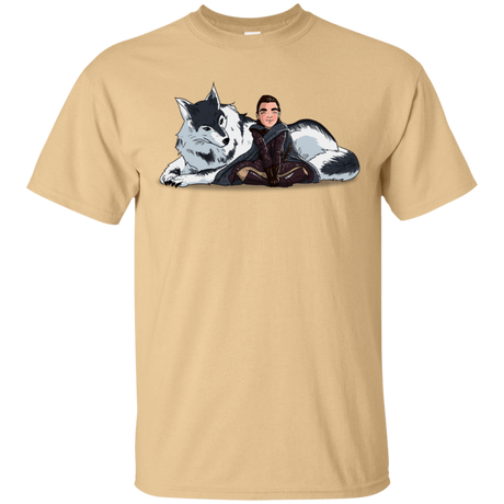 T-Shirts Vegas Gold / S Arya and Nymeria T-Shirt