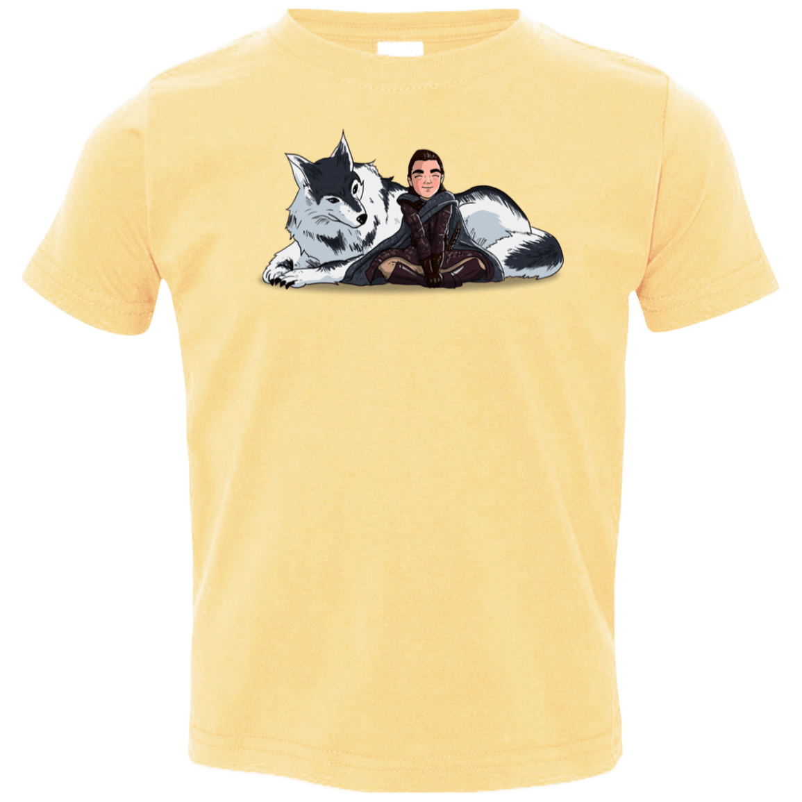 T-Shirts Butter / 2T Arya and Nymeria Toddler Premium T-Shirt