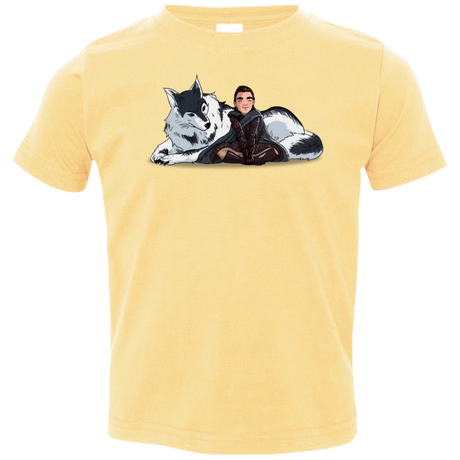 T-Shirts Butter / 2T Arya and Nymeria Toddler Premium T-Shirt