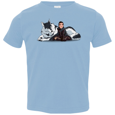 T-Shirts Light Blue / 2T Arya and Nymeria Toddler Premium T-Shirt