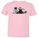 T-Shirts Pink / 2T Arya and Nymeria Toddler Premium T-Shirt