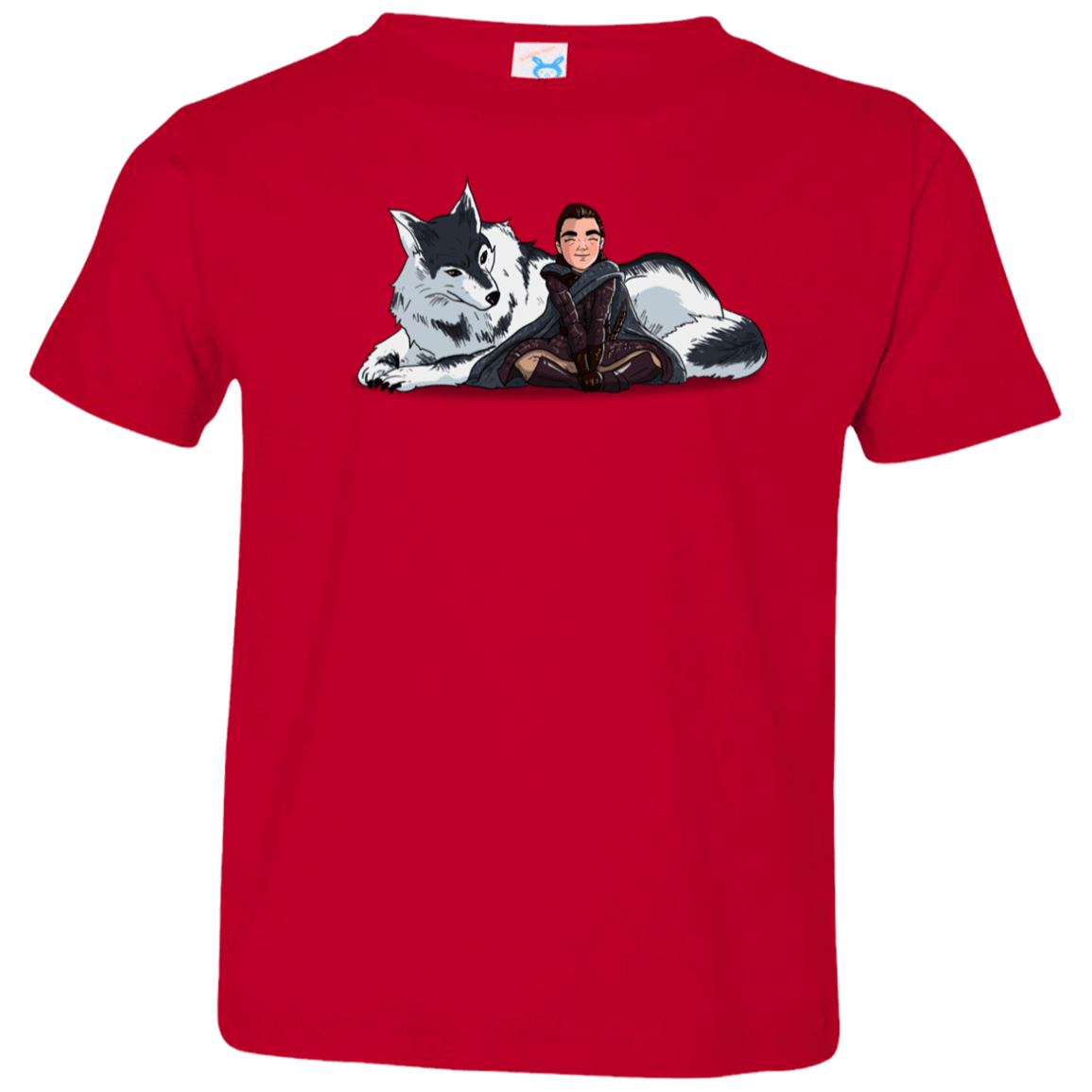 T-Shirts Red / 2T Arya and Nymeria Toddler Premium T-Shirt