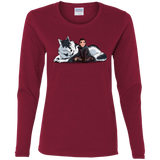 T-Shirts Cardinal / S Arya and Nymeria Women's Long Sleeve T-Shirt