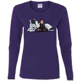 T-Shirts Purple / S Arya and Nymeria Women's Long Sleeve T-Shirt