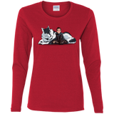 T-Shirts Red / S Arya and Nymeria Women's Long Sleeve T-Shirt