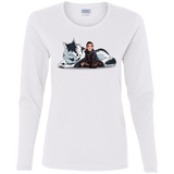 T-Shirts White / S Arya and Nymeria Women's Long Sleeve T-Shirt