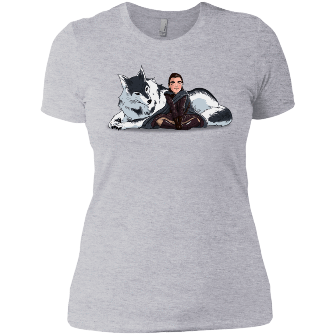 T-Shirts Heather Grey / X-Small Arya and Nymeria Women's Premium T-Shirt