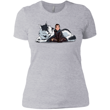T-Shirts Heather Grey / X-Small Arya and Nymeria Women's Premium T-Shirt