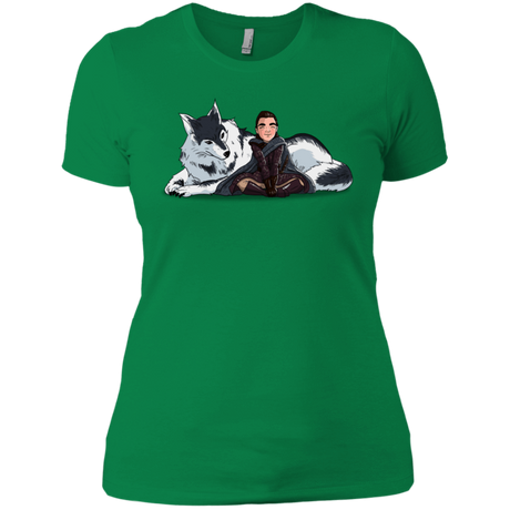 T-Shirts Kelly Green / X-Small Arya and Nymeria Women's Premium T-Shirt