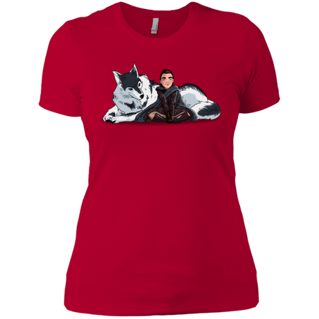 T-Shirts Red / X-Small Arya and Nymeria Women's Premium T-Shirt