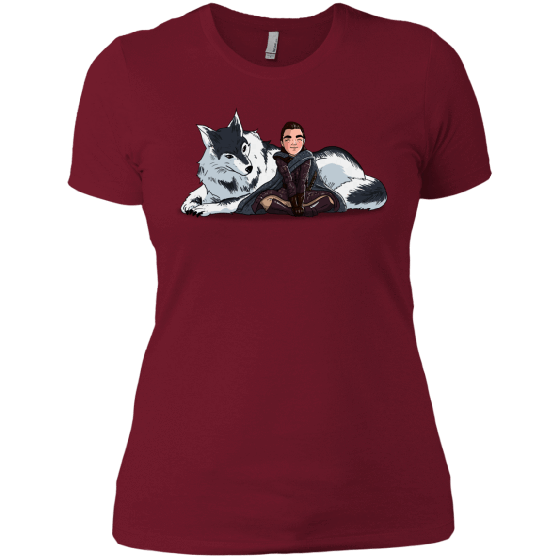 T-Shirts Scarlet / S Arya and Nymeria Women's Premium T-Shirt