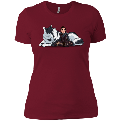 T-Shirts Scarlet / S Arya and Nymeria Women's Premium T-Shirt
