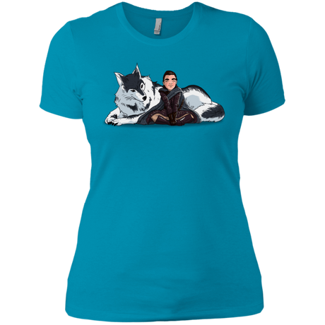T-Shirts Turquoise / X-Small Arya and Nymeria Women's Premium T-Shirt