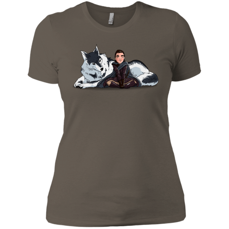 T-Shirts Warm Grey / X-Small Arya and Nymeria Women's Premium T-Shirt