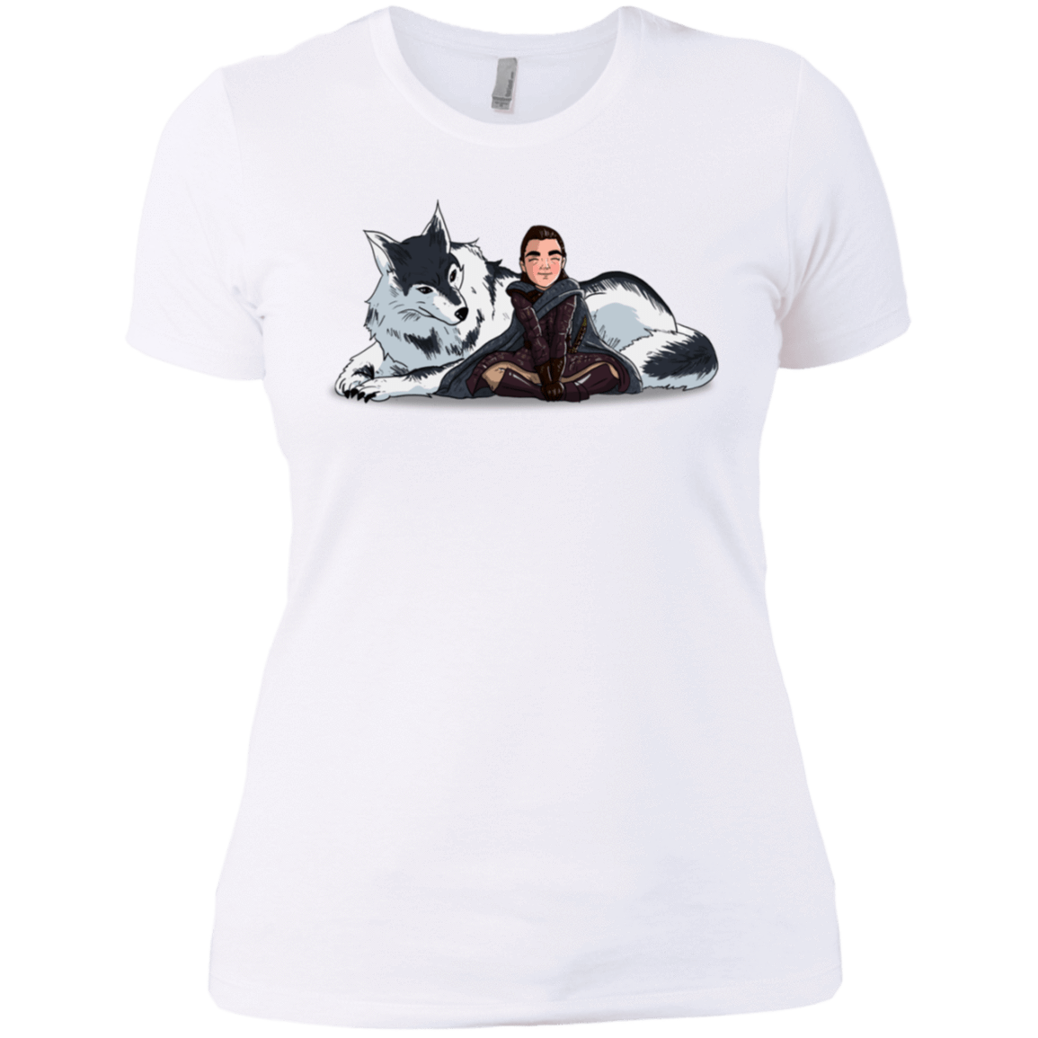 T-Shirts White / X-Small Arya and Nymeria Women's Premium T-Shirt