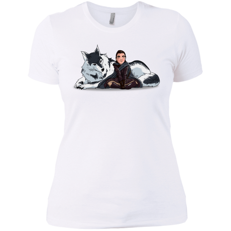 T-Shirts White / X-Small Arya and Nymeria Women's Premium T-Shirt