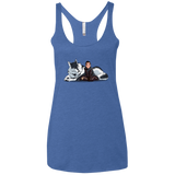 T-Shirts Vintage Royal / X-Small Arya and Nymeria Women's Triblend Racerback Tank