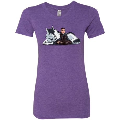T-Shirts Purple Rush / S Arya and Nymeria Women's Triblend T-Shirt