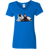 T-Shirts Royal / S Arya and Nymeria Women's V-Neck T-Shirt