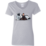 T-Shirts Sport Grey / S Arya and Nymeria Women's V-Neck T-Shirt