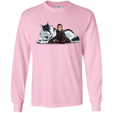 T-Shirts Light Pink / YS Arya and Nymeria Youth Long Sleeve T-Shirt