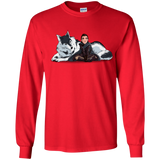 T-Shirts Red / YS Arya and Nymeria Youth Long Sleeve T-Shirt