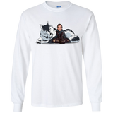 T-Shirts White / YS Arya and Nymeria Youth Long Sleeve T-Shirt