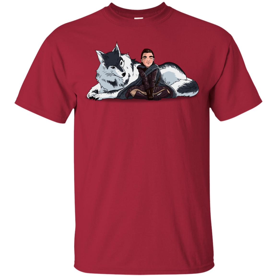 T-Shirts Cardinal / YXS Arya and Nymeria Youth T-Shirt