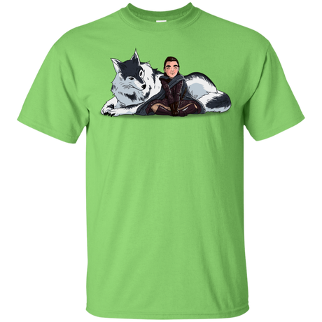 T-Shirts Lime / YXS Arya and Nymeria Youth T-Shirt