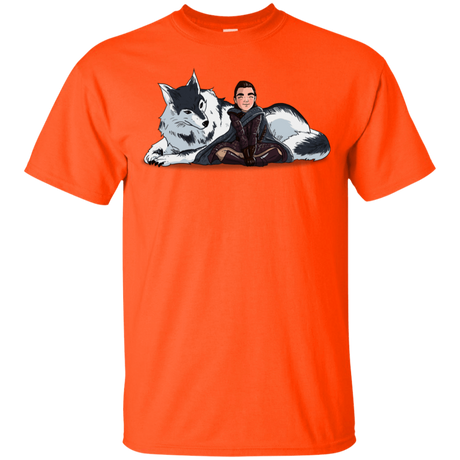 T-Shirts Orange / YXS Arya and Nymeria Youth T-Shirt