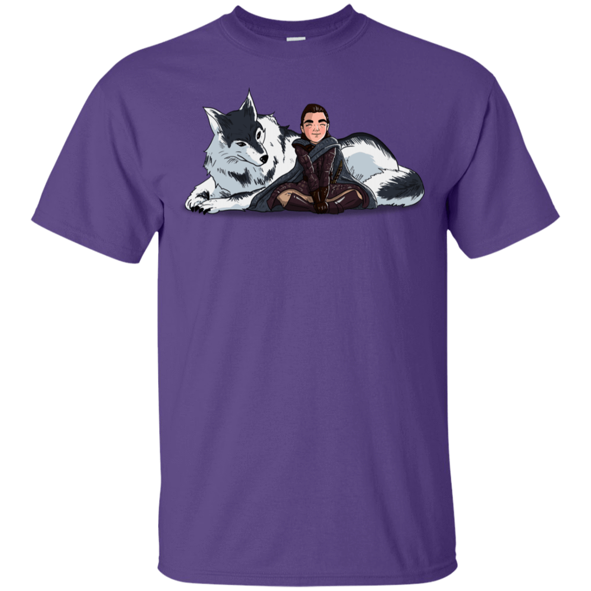 T-Shirts Purple / YXS Arya and Nymeria Youth T-Shirt