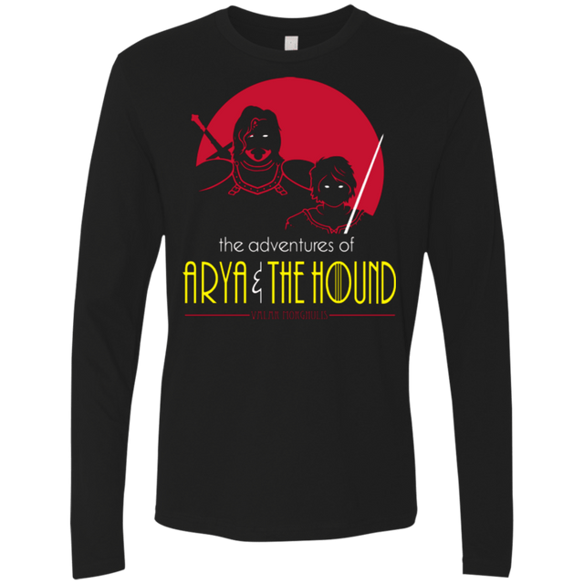 T-Shirts Black / Small Arya & The Hound Men's Premium Long Sleeve