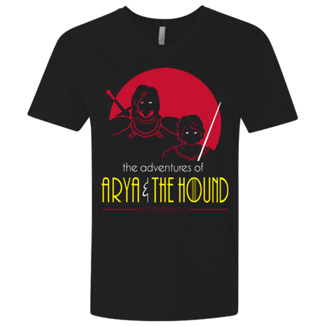T-Shirts Black / X-Small Arya & The Hound Men's Premium V-Neck