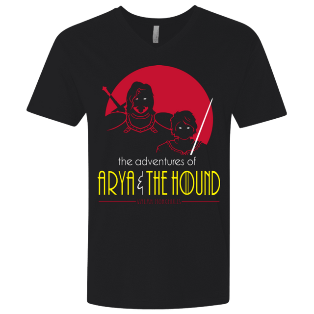T-Shirts Black / X-Small Arya & The Hound Men's Premium V-Neck