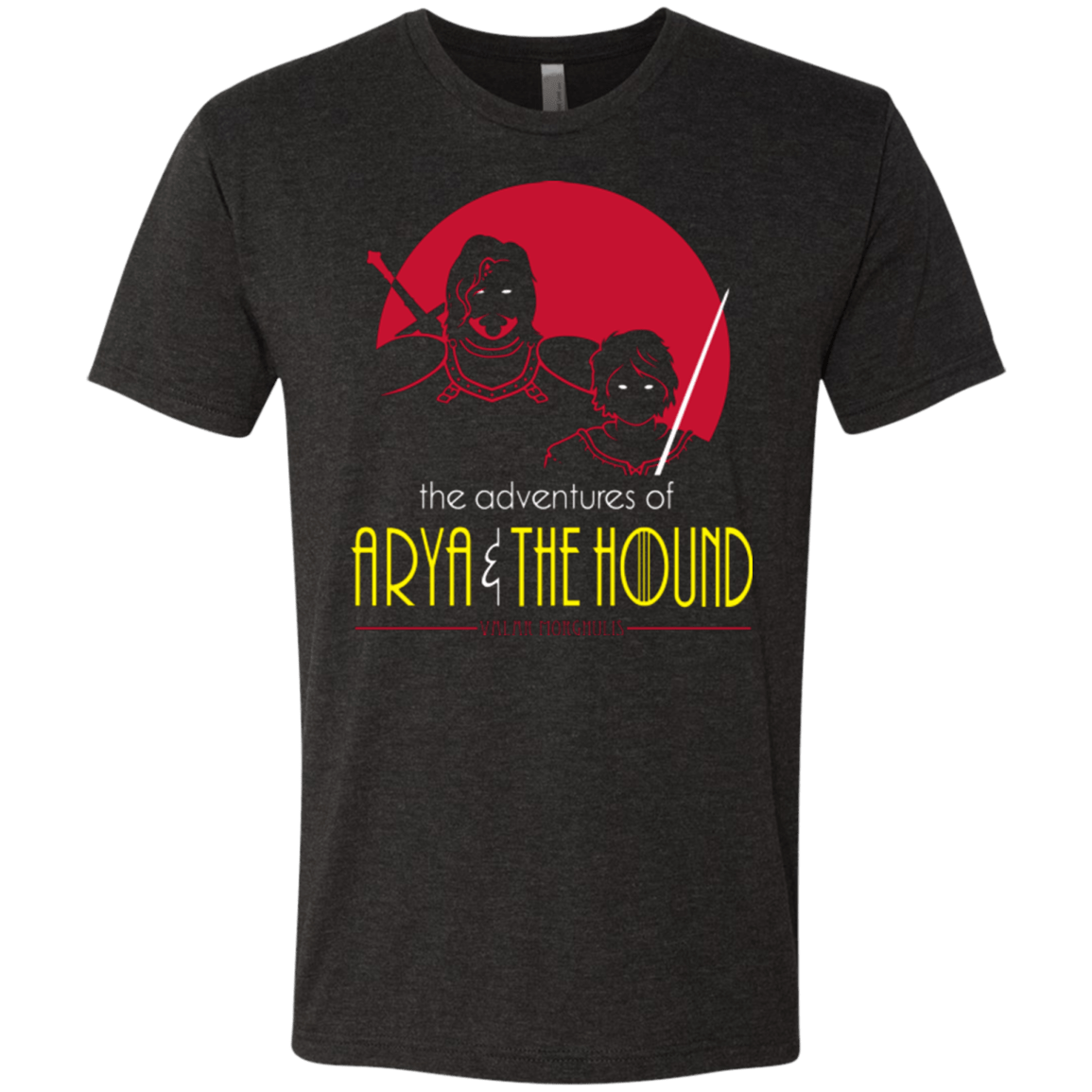 T-Shirts Vintage Black / Small Arya & The Hound Men's Triblend T-Shirt