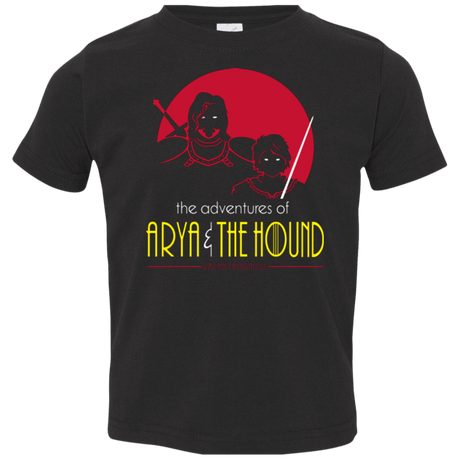 T-Shirts Black / 2T Arya & The Hound Toddler Premium T-Shirt