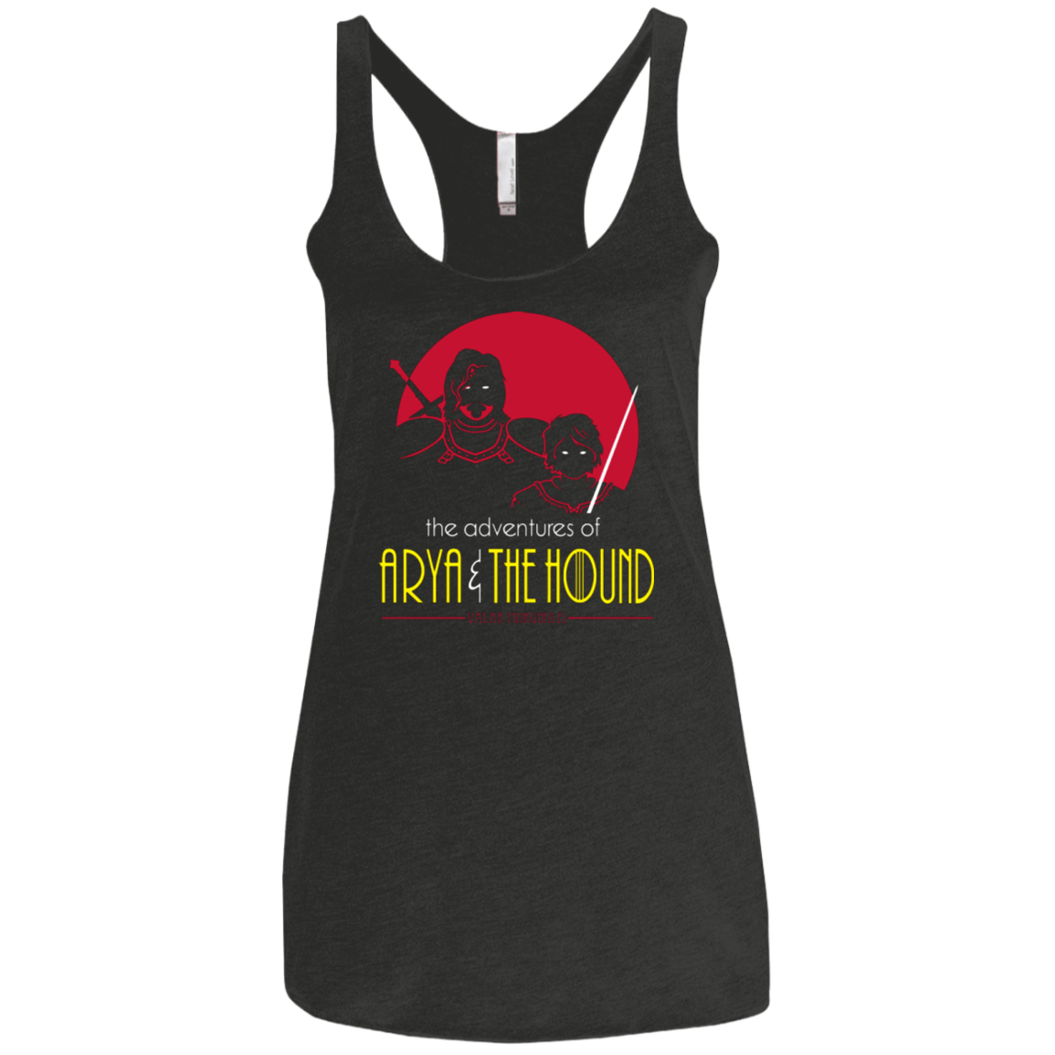 T-Shirts Vintage Black / X-Small Arya & The Hound Women's Triblend Racerback Tank