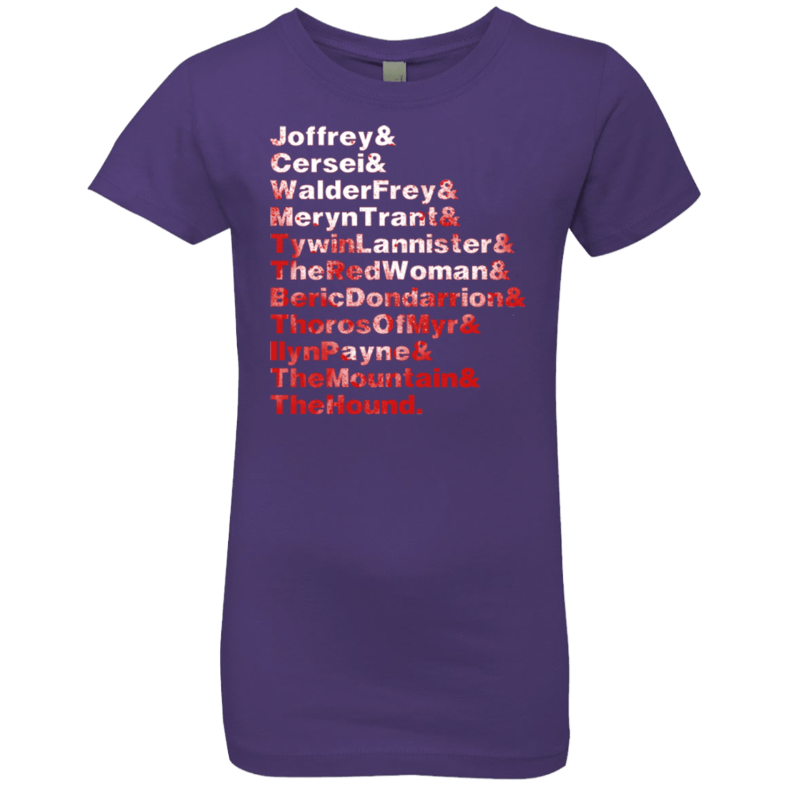 T-Shirts Purple Rush / YXS Aryas Kill List Girls Premium T-Shirt