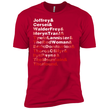 T-Shirts Red / X-Small Aryas Kill List Men's Premium T-Shirt