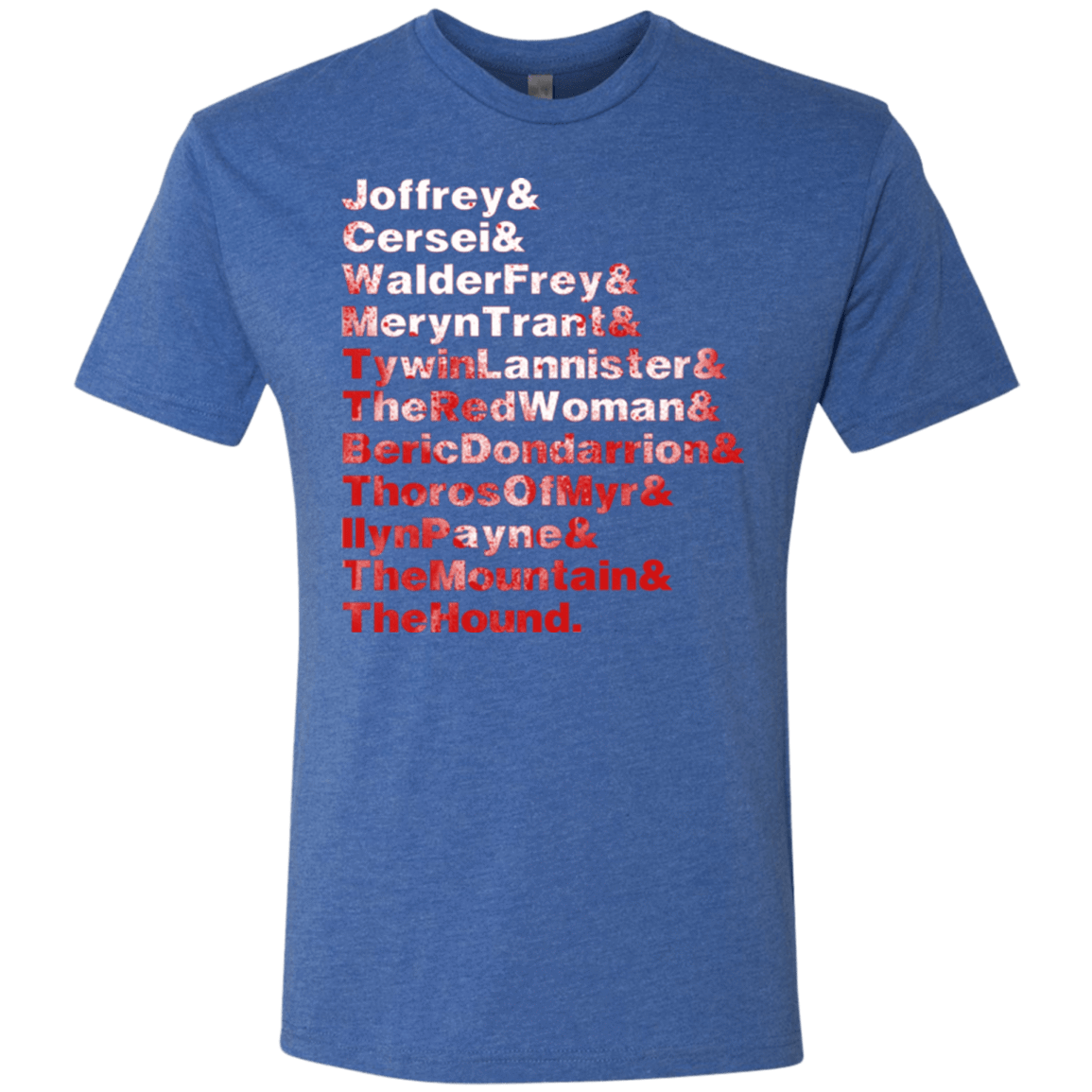 T-Shirts Vintage Royal / Small Aryas Kill List Men's Triblend T-Shirt