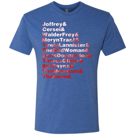 T-Shirts Vintage Royal / Small Aryas Kill List Men's Triblend T-Shirt